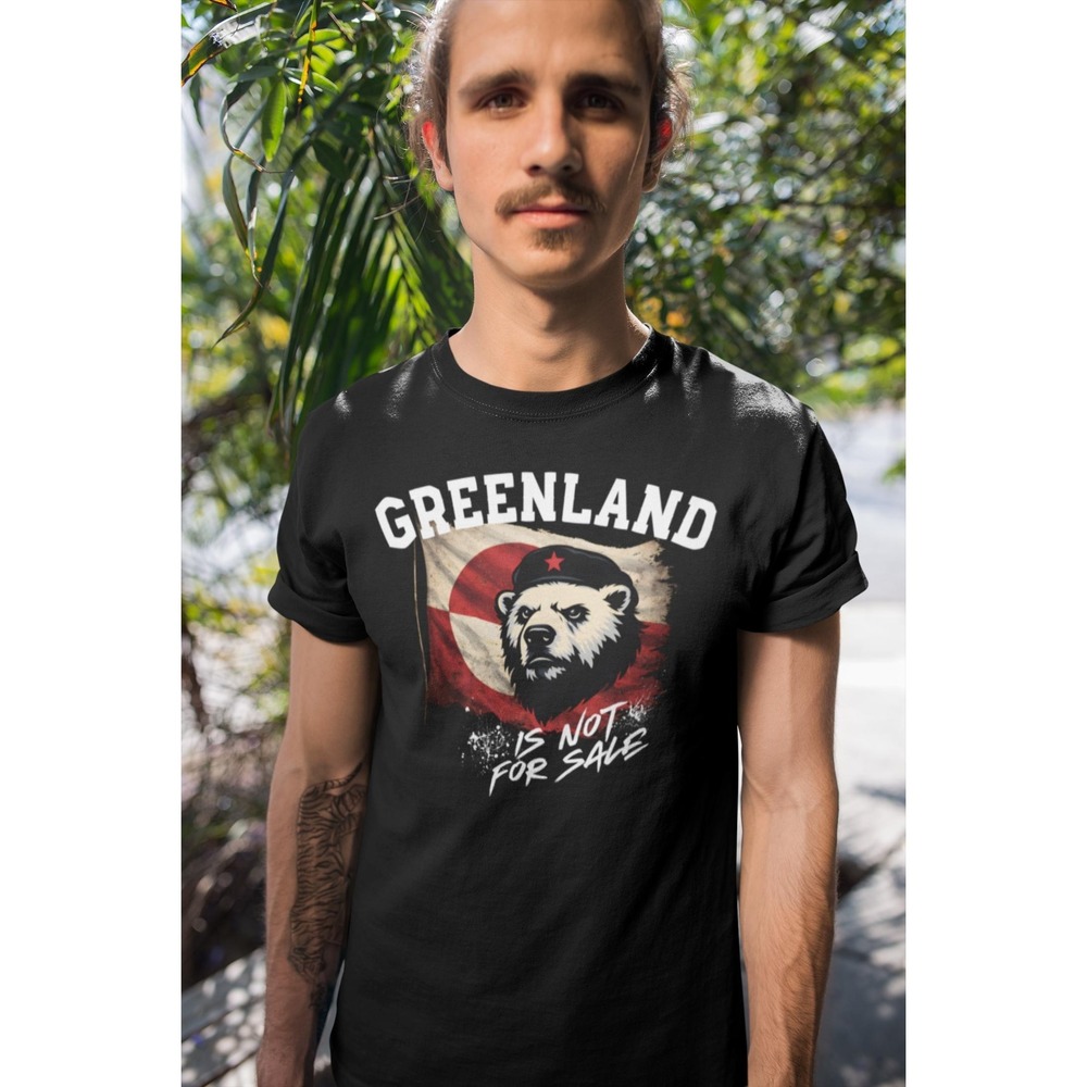 Greenland Is Not For Sale Icebear Funny Design I Short-Sleeve Unisex T-Shirt